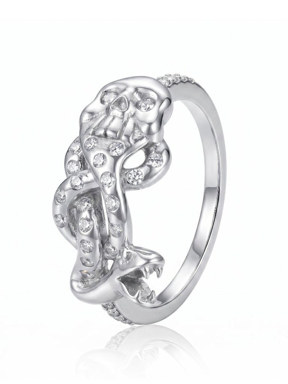 Official Harry Potter Death Eater Ring, 925 Sterling Silver Charmed Aroma
